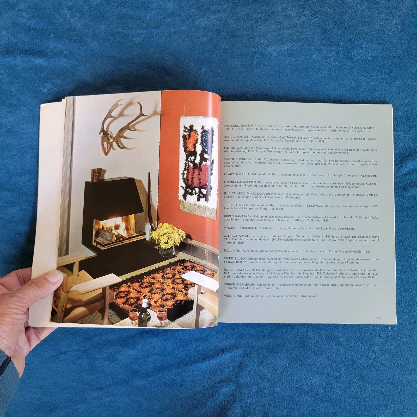 CUM RYA CATALOG , SCANDINAVIAN RUGS , 48 PAGES , TEXT IN ENGLISH & DANISH
