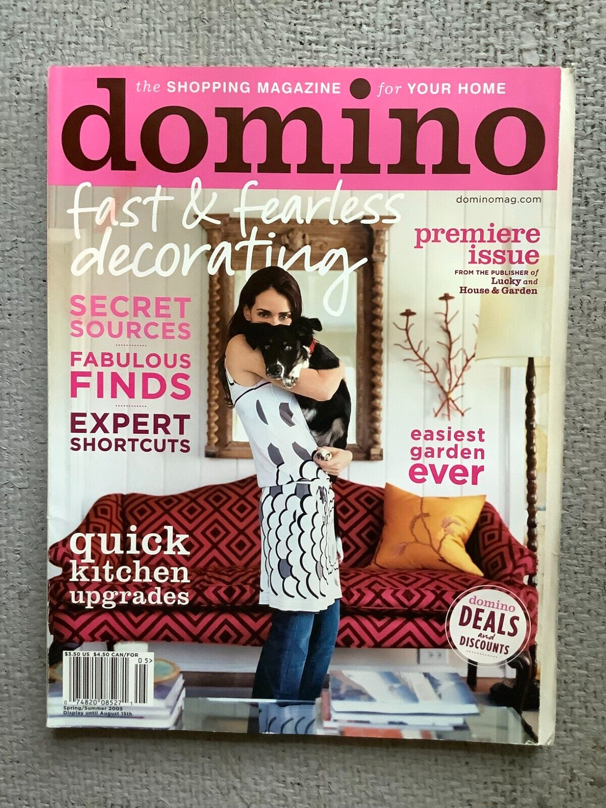 PREMIERE Issue Spring/Summer 2005 DOMINO Magazine (See details in description)
