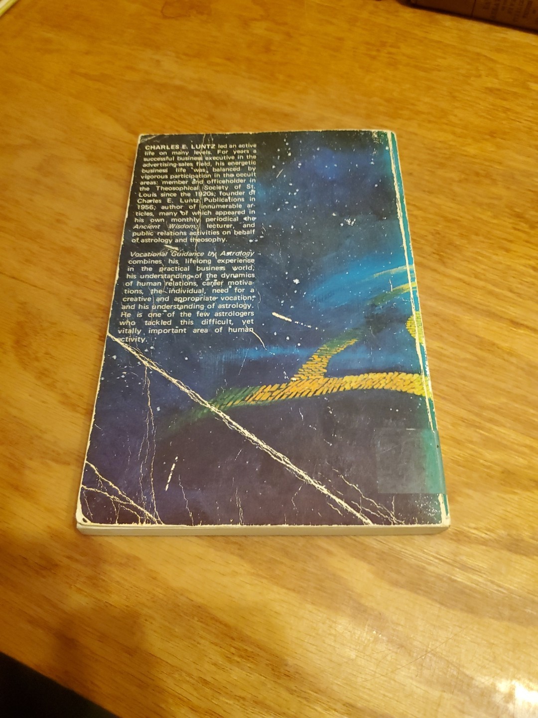 Vocational Guidance By Astrology by Charles E. Luntz (1978, Trade Paperback)