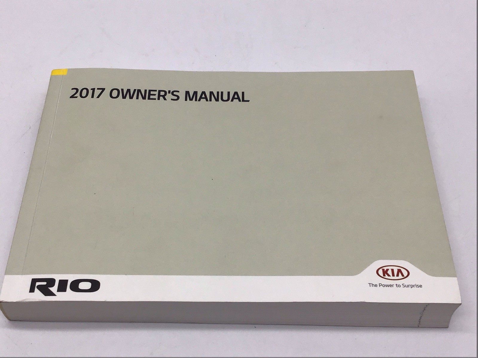 2017 Kia Rio Genuine OEM Owner’s Manual–Free Shipping!