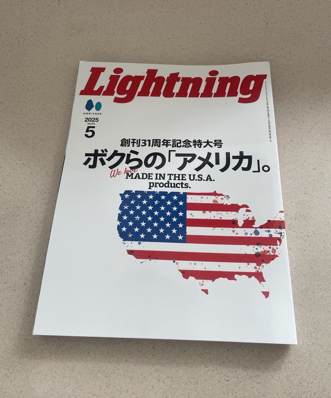 LIGHTNING Vol 372 Japan MEN Magazine MAY 2025 MADE IN THE USA PRODUCTS SPECIAL