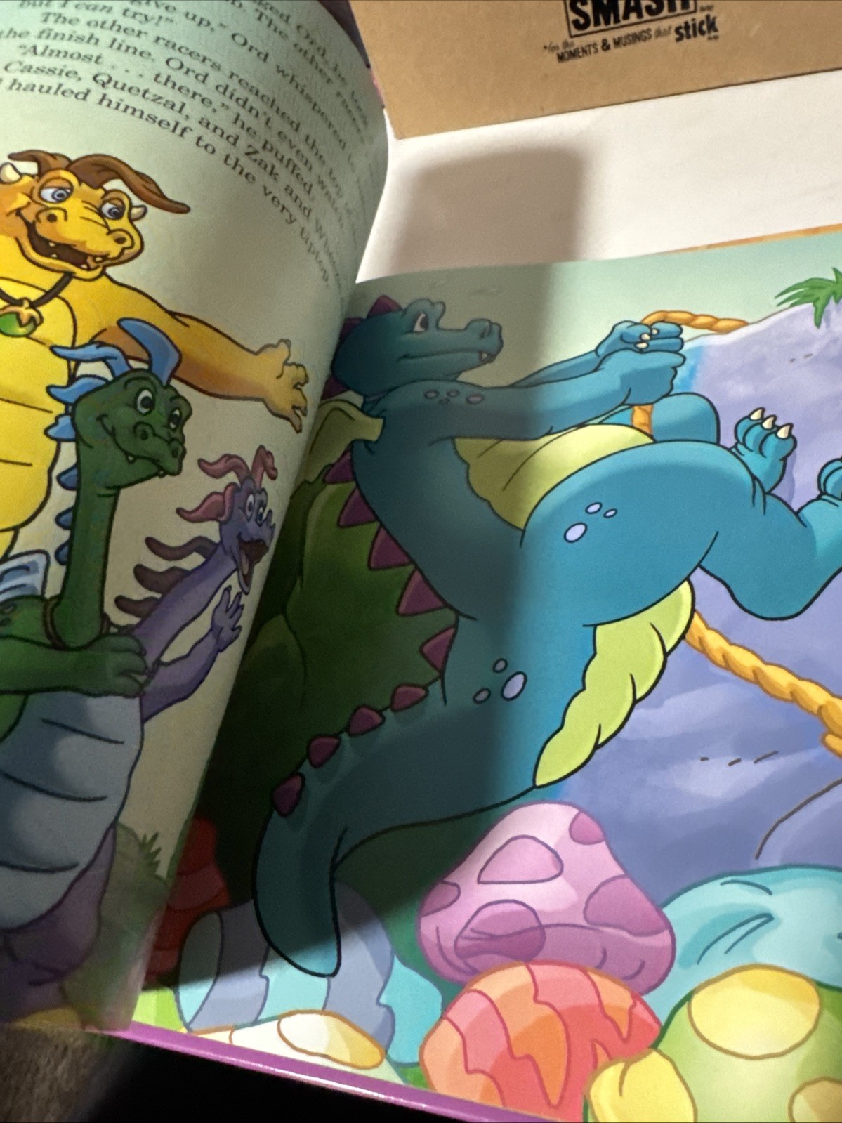 VTG 2004 Dragon Tales ‘Ready, Set, Go!’ Hardcover Book