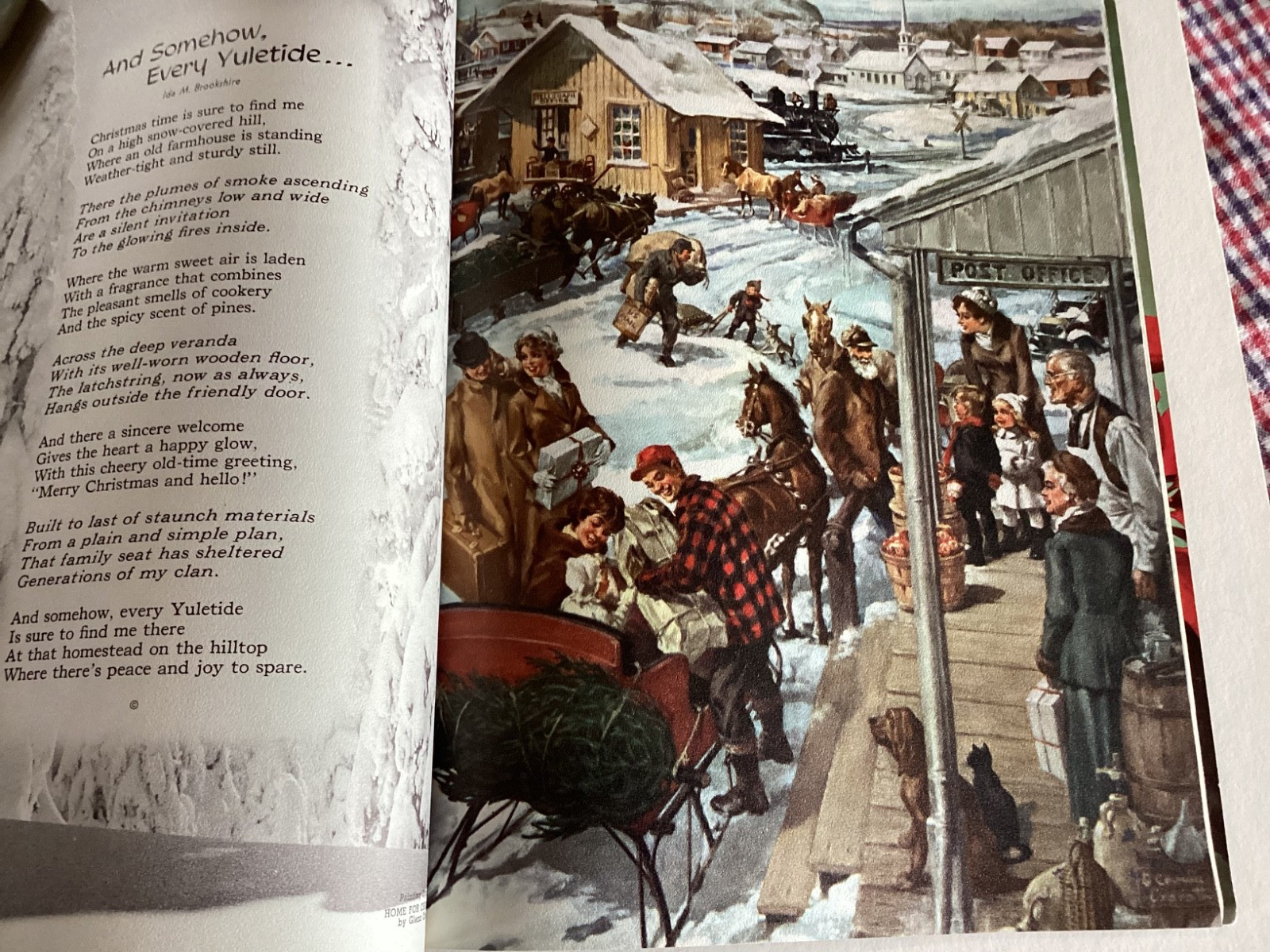 7 Ideals Christmas Magazines – 1955 – 1976 / Illustrations/ Poetry/ Vtg. Decor