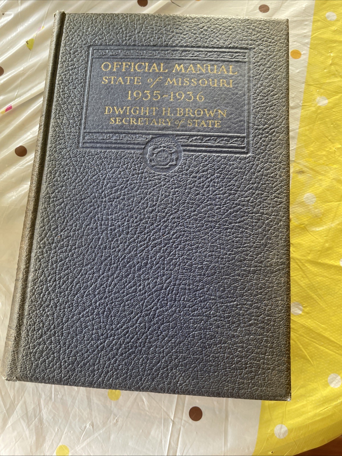 1931 – 1940 Official Manual State Missouri blue book Charles Becker 5 Book Lot