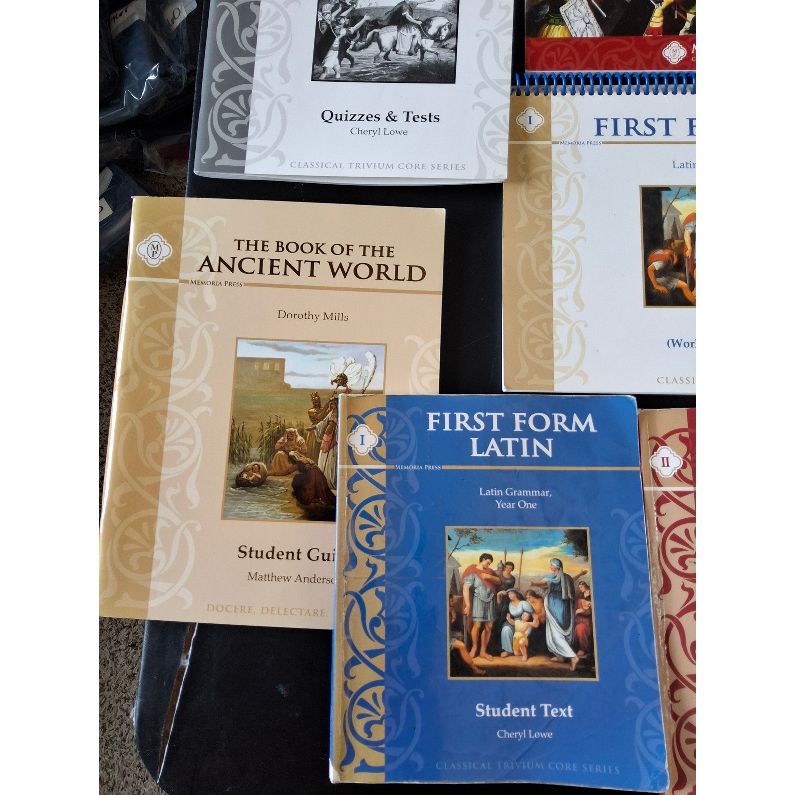 Memoria Press Latin Forms 1-4 Curriculum Set Teacher Student Books Incomplete