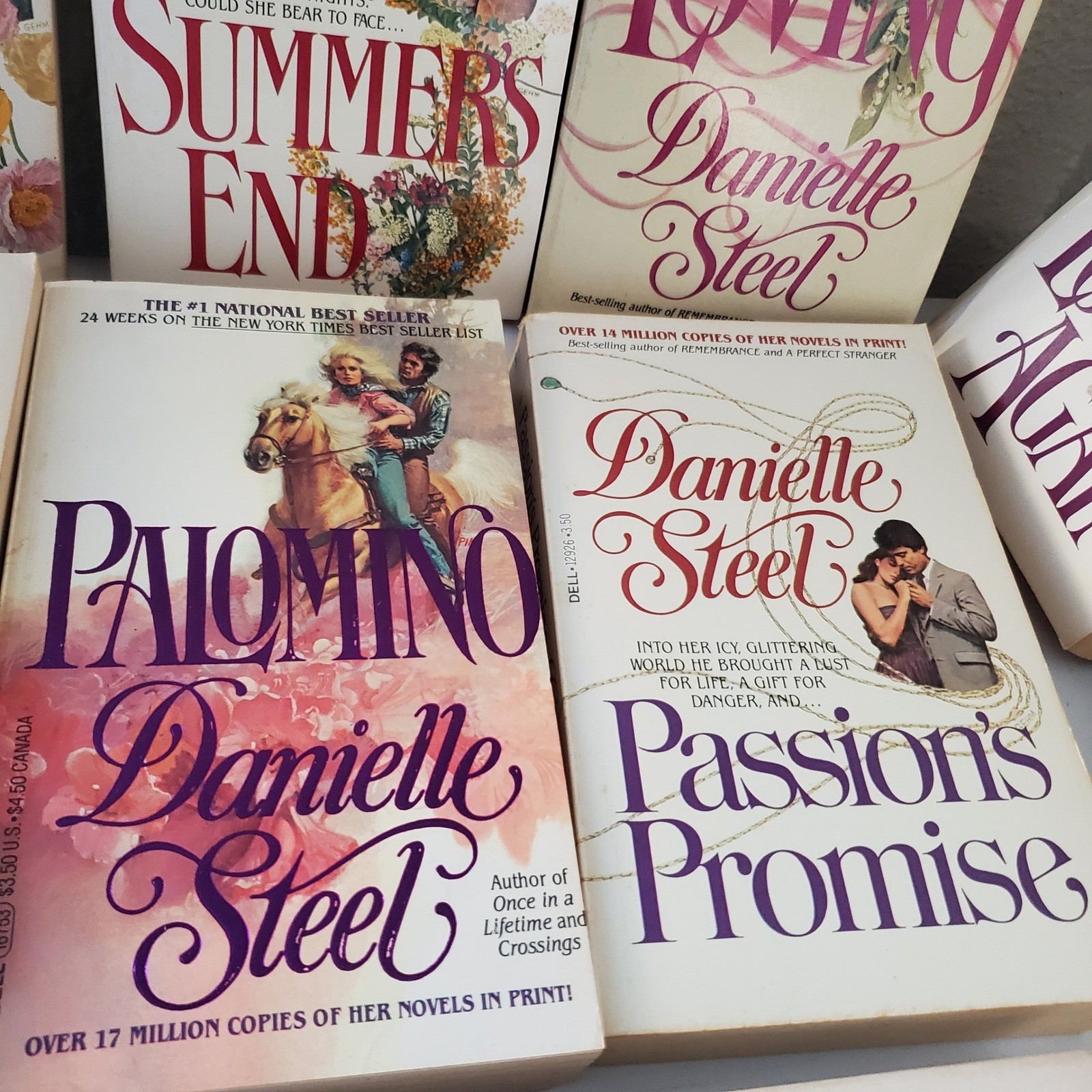 Danielle Steel Vintage Paperback Book Lot of 12 Romance Novels Dell Pocket Books