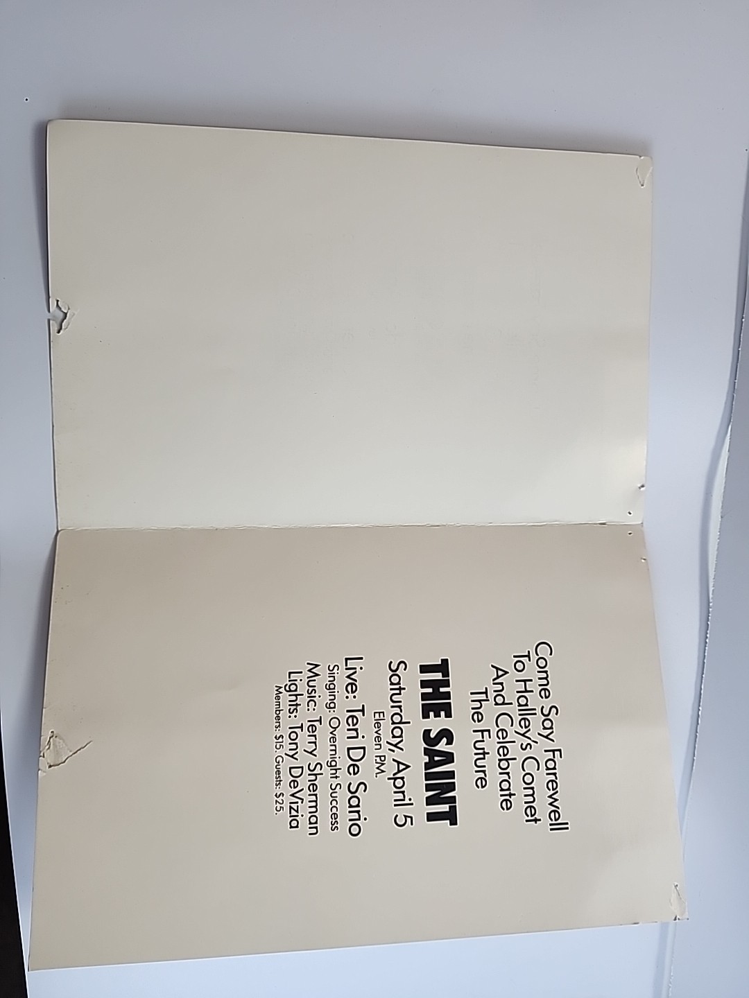 The Saint Nightclub NYC 1980s..Hajime Sorayama Image, HALLEYS COMET