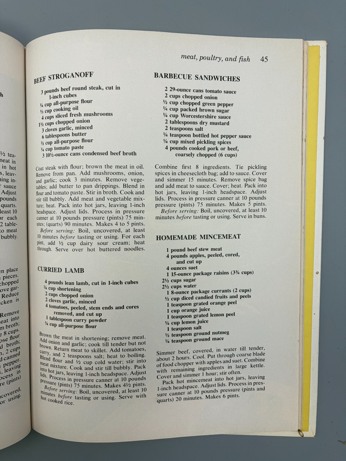 Vintage 1974 Better Homes and Gardens Home Canning Cook Book Recipes Pickling