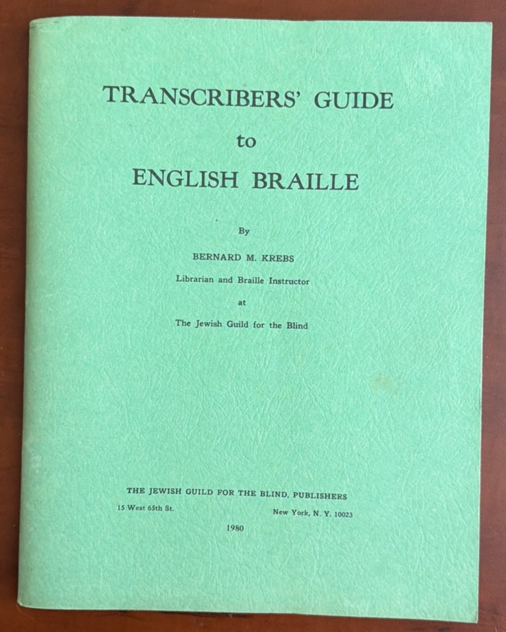 Vintage Braille Books Lot of 5 English Braille Transcribing Music Guides