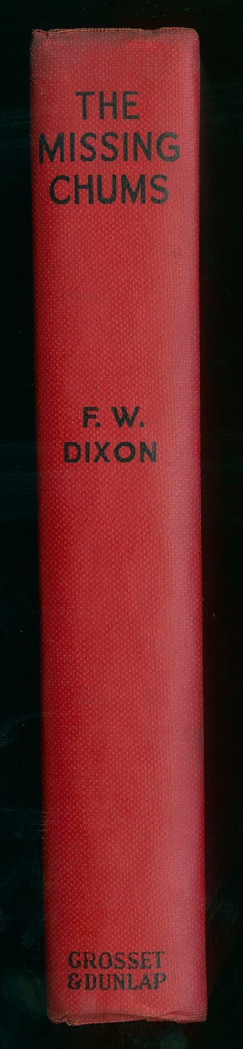 Red Book HARDY BOYS #4 “The Missing Chums” w/DJ