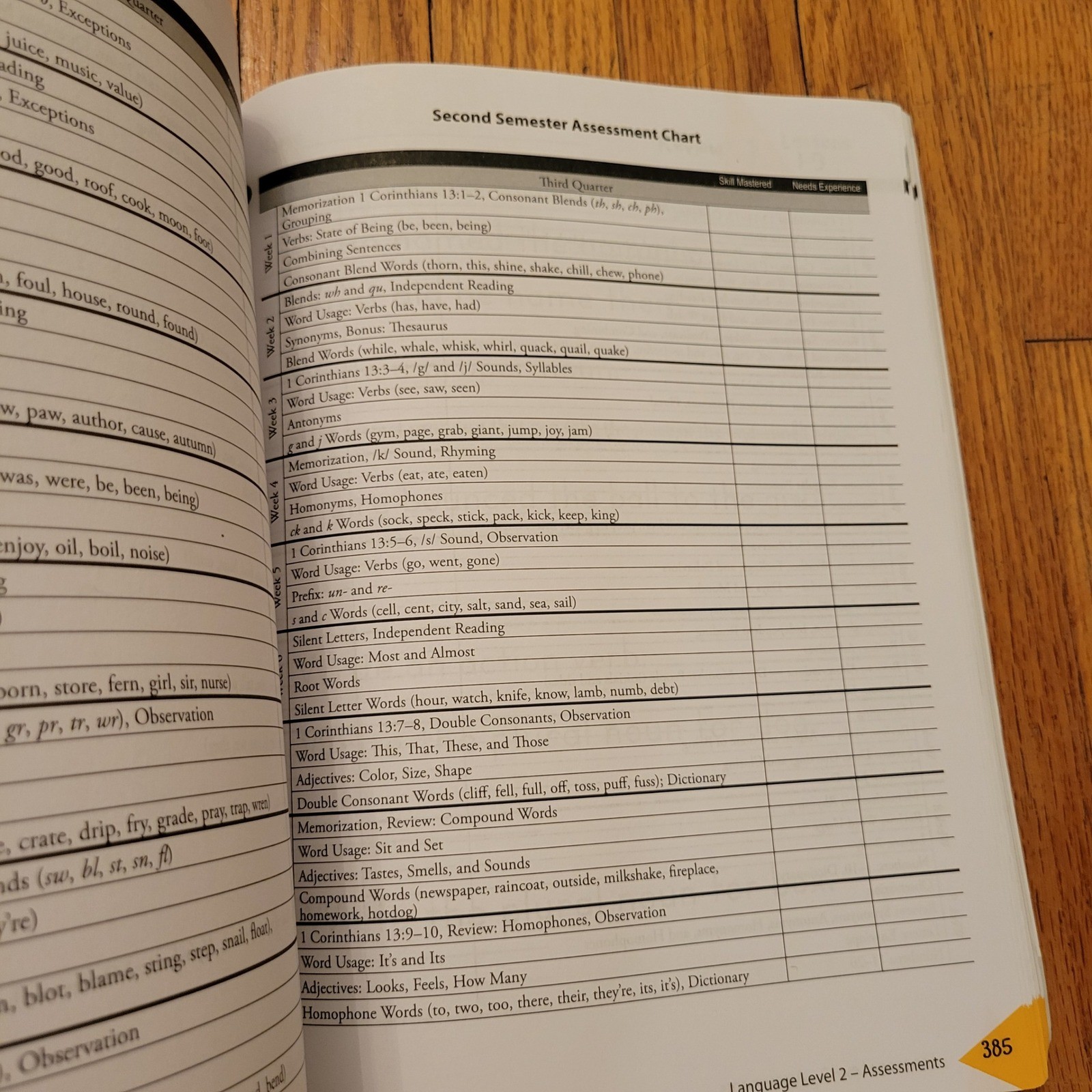 MasterBooks Language Lessons for a Living Education Level 2 Curriculum Workbook