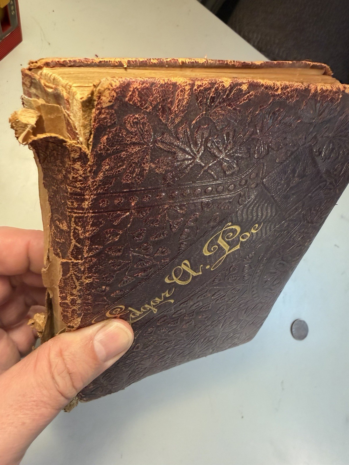 Poems of Edgar Allan Poe – 1882 Book – Rare Copy – Thomas Y. Crowel