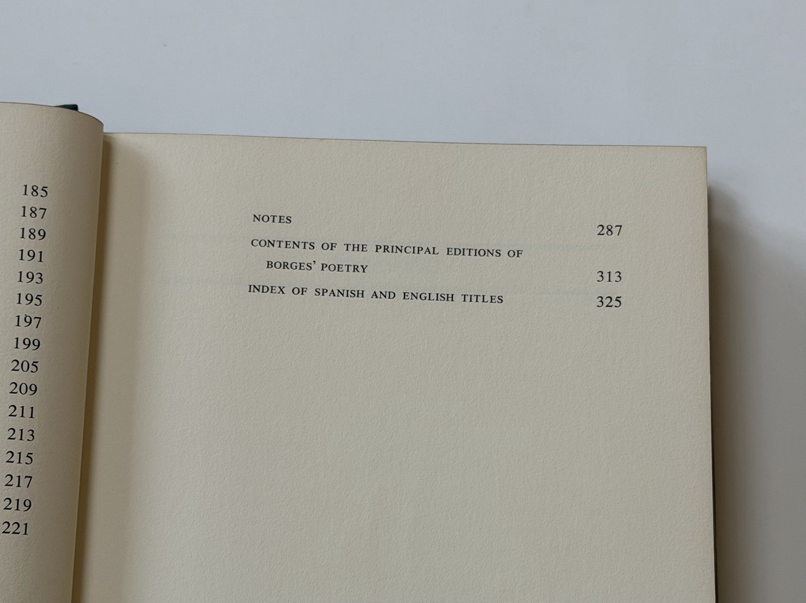 Selected Poems Jorge Luis Borges VTG HARDCOVER 1972 blingual collected poetry of