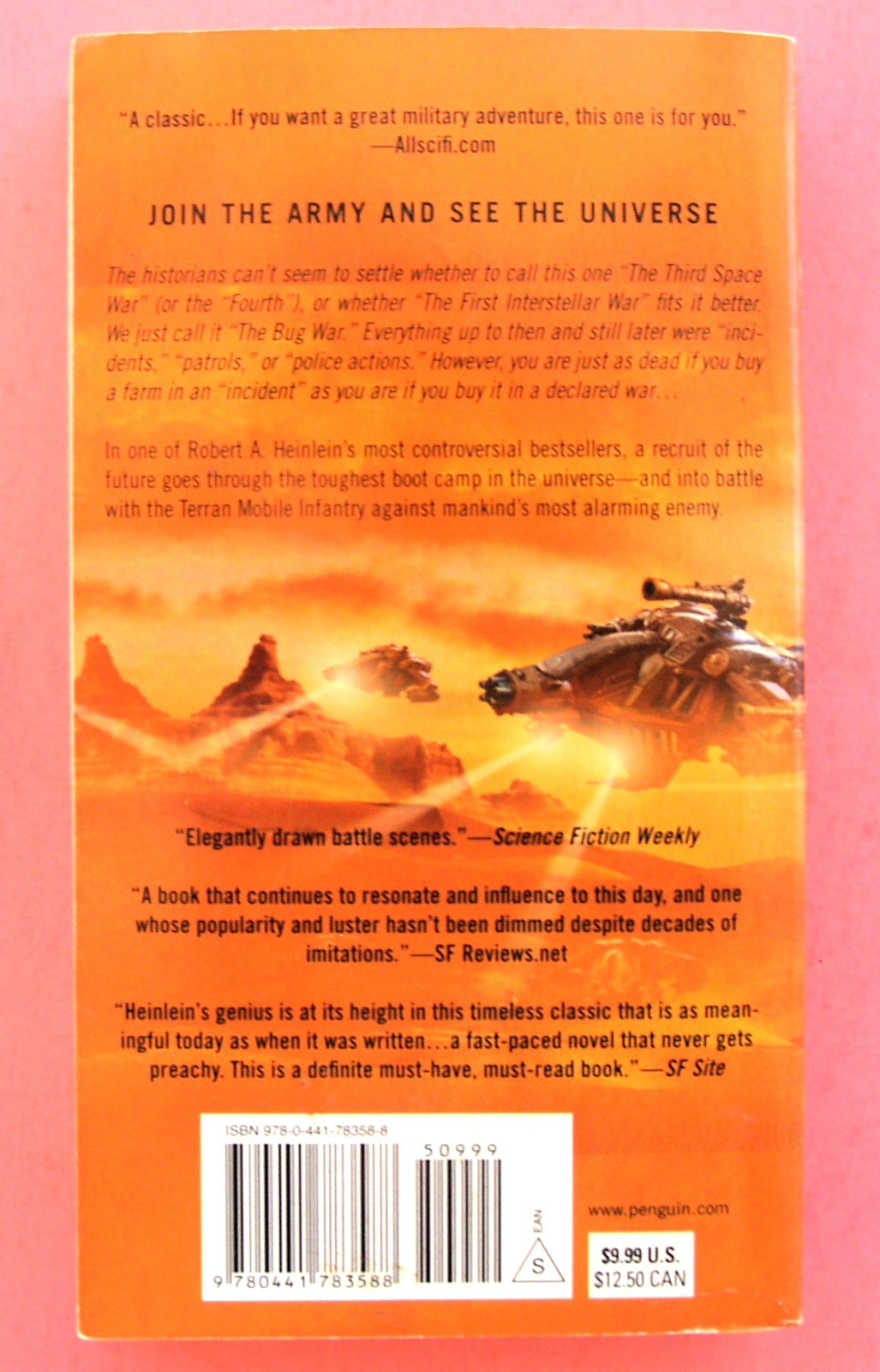 ROBERT HEINLEIN—STARSHIP TROOPERS—2010—MILITARY SCI-FI ADVENTURE—WON HUGO AWARD