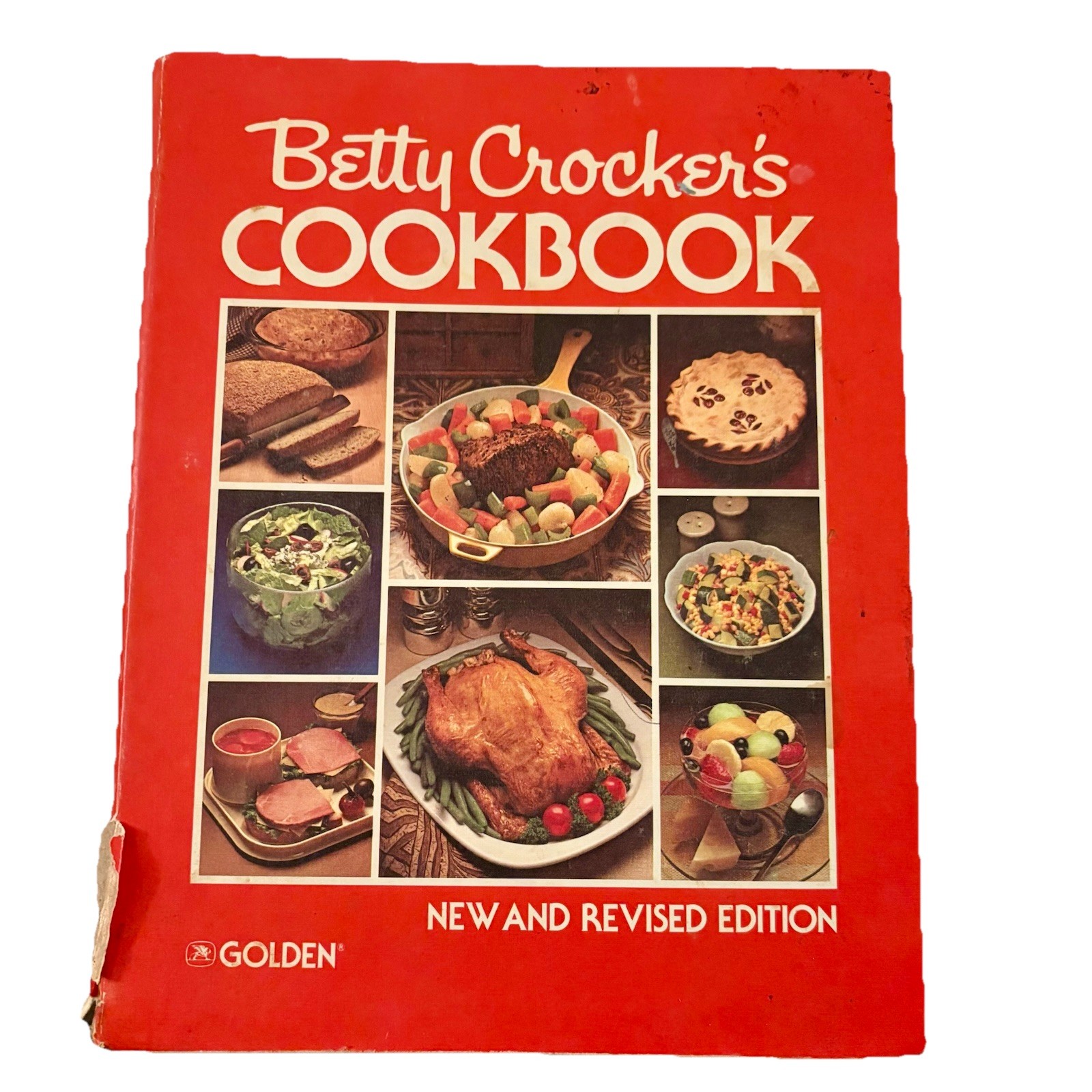 Betty Crocker Cookbook New and Revised Edition Spiral Bound Golden Press