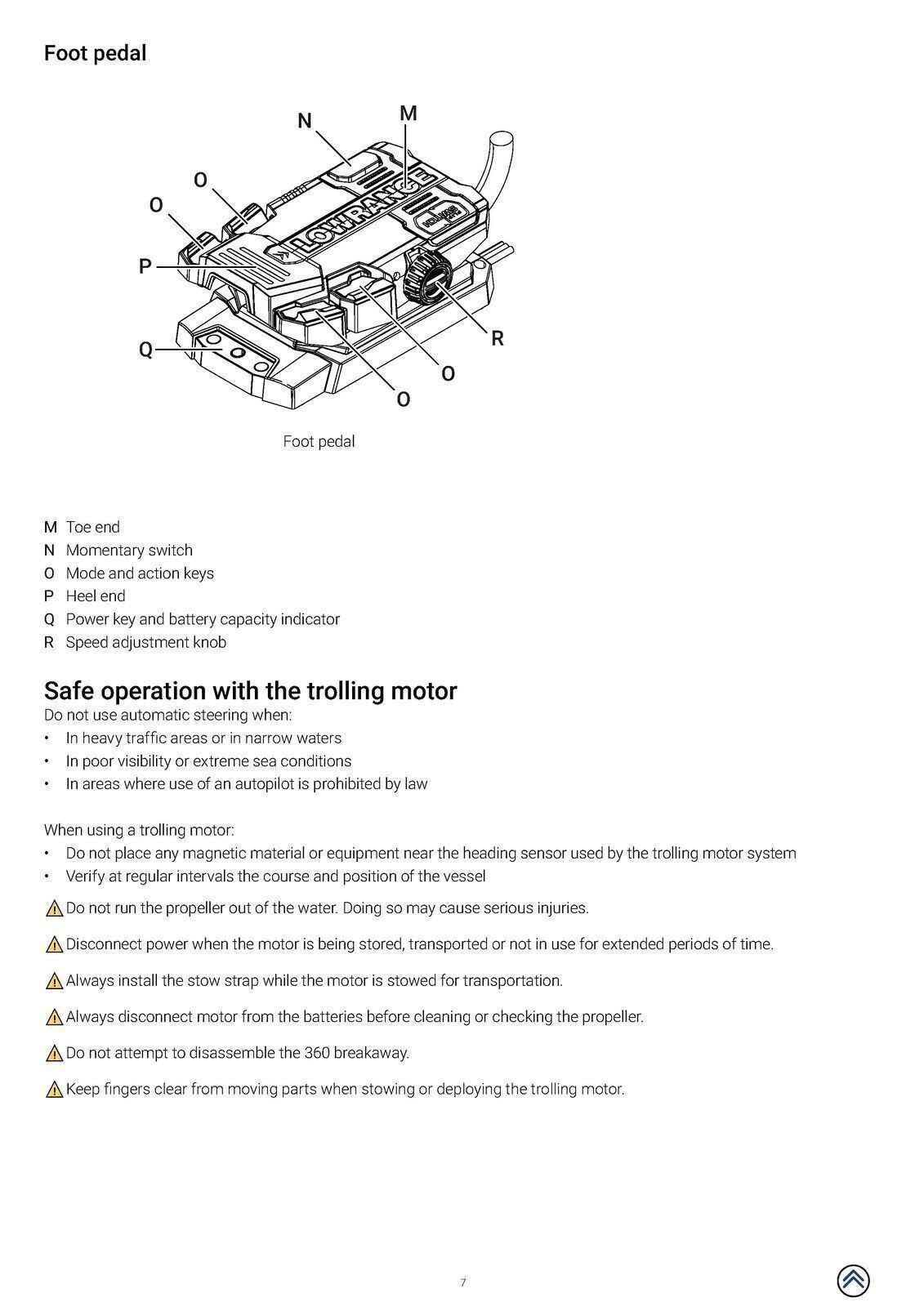 LOWRANCE Ghost Trolling Motor User Manual Instructions, BINDING & FRONT & BACK