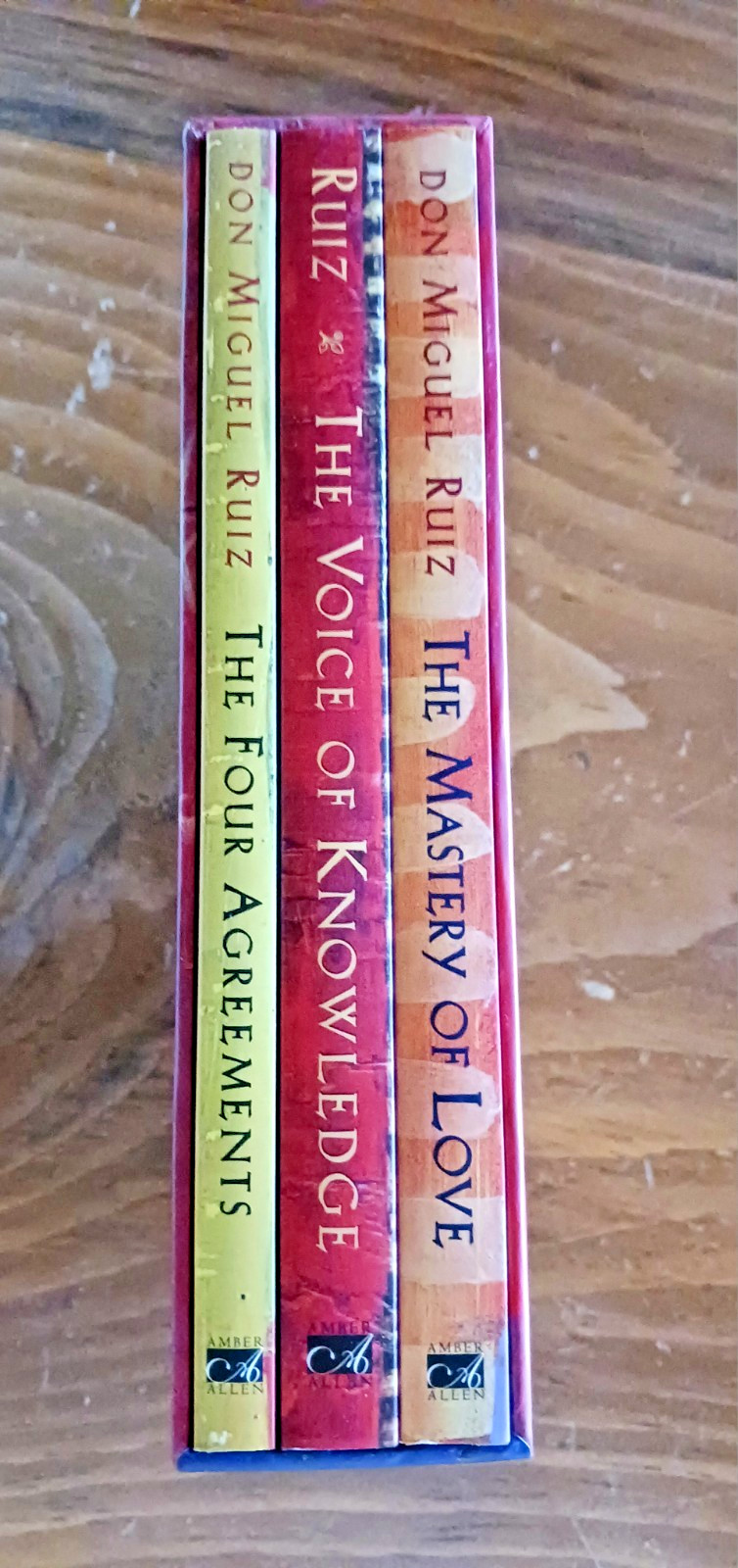 The Four Agreements/Toltec Wisdom Collection (Don Miguel Ruiz) Box Set; LIKE NEW