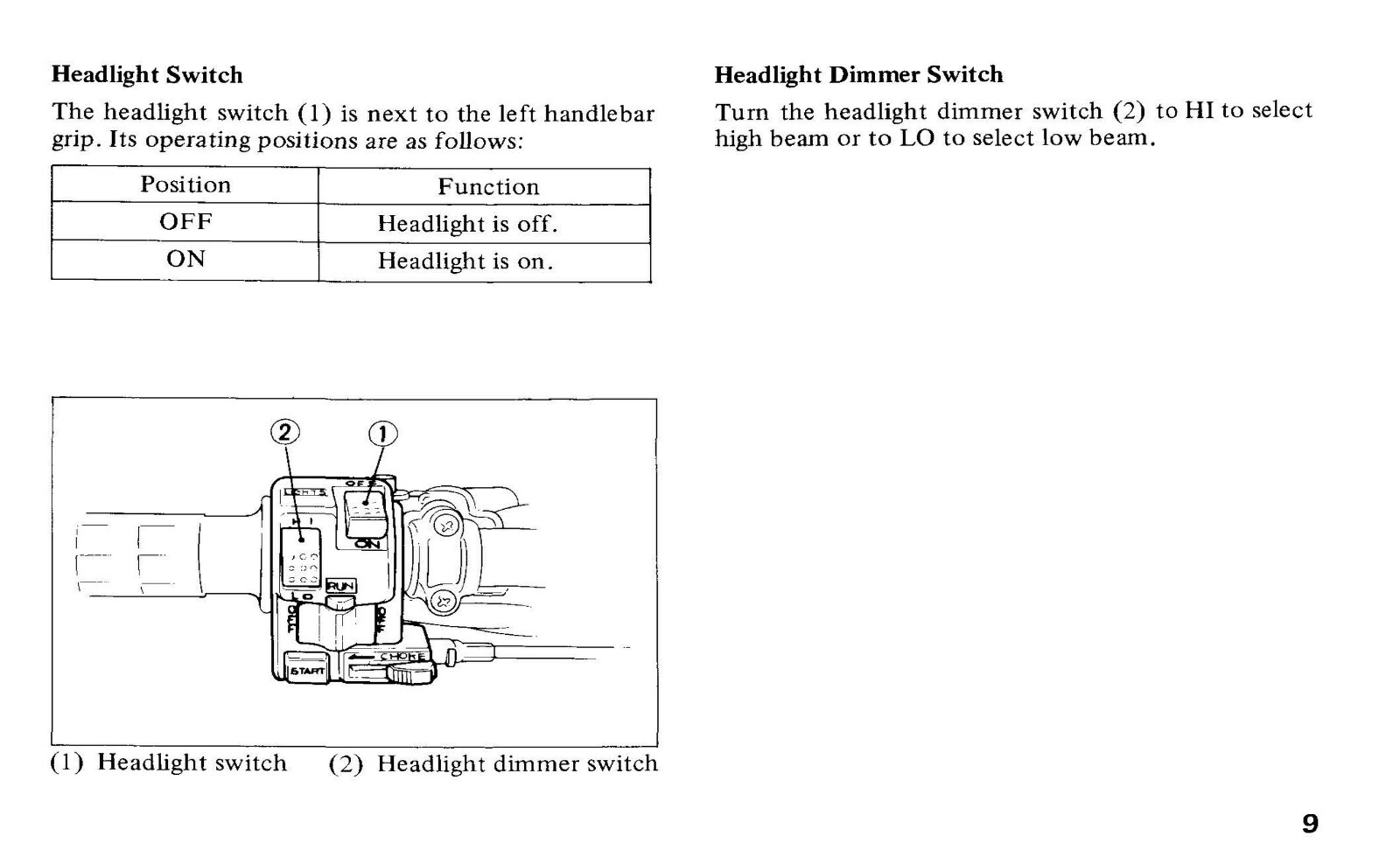 1986 Honda ATC Big Red 250ES Owner’s Manual 74 Pages