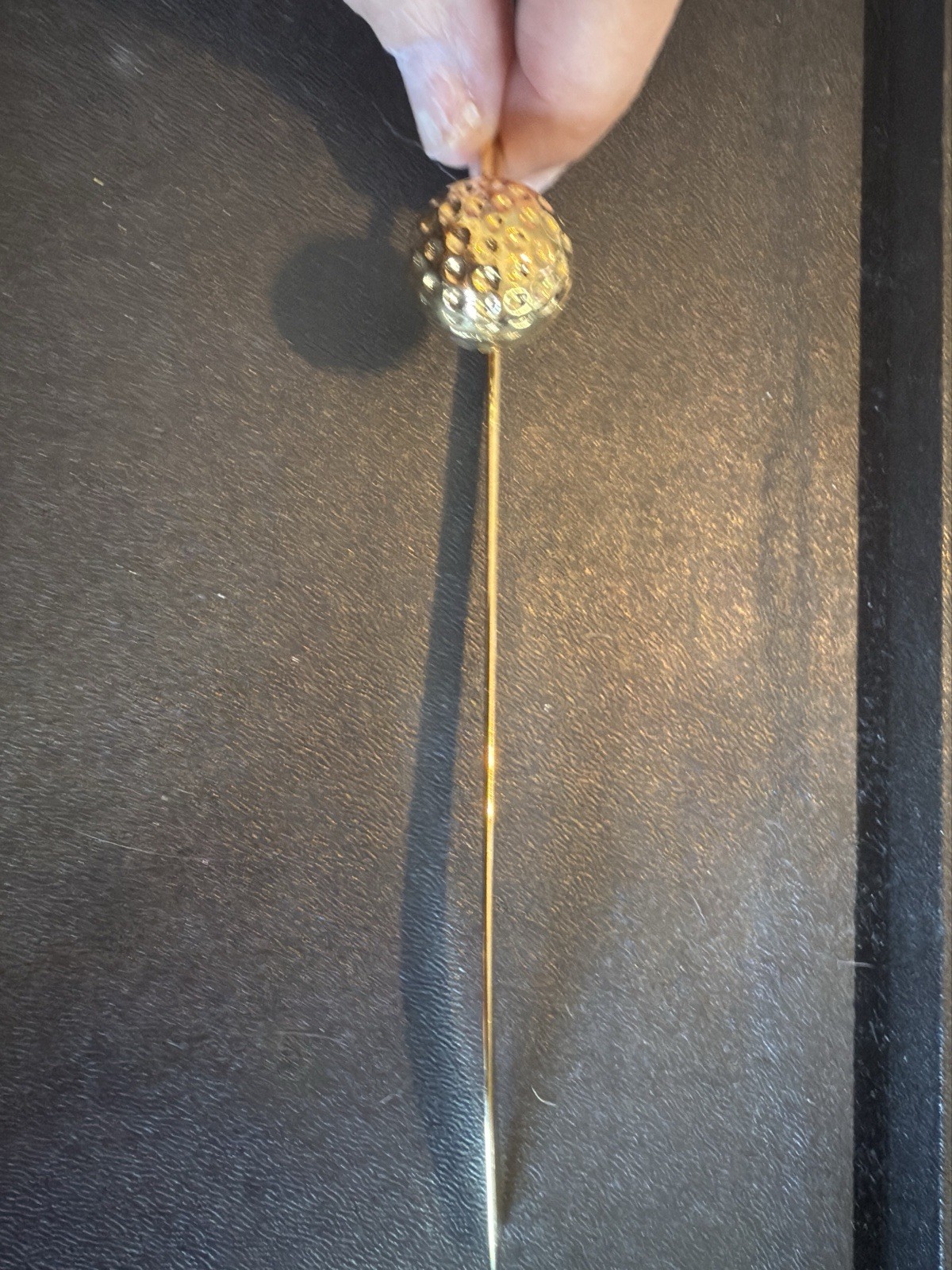 Brass Hook Style Bookmark 6″ Long Appx 30g Vintage Unique