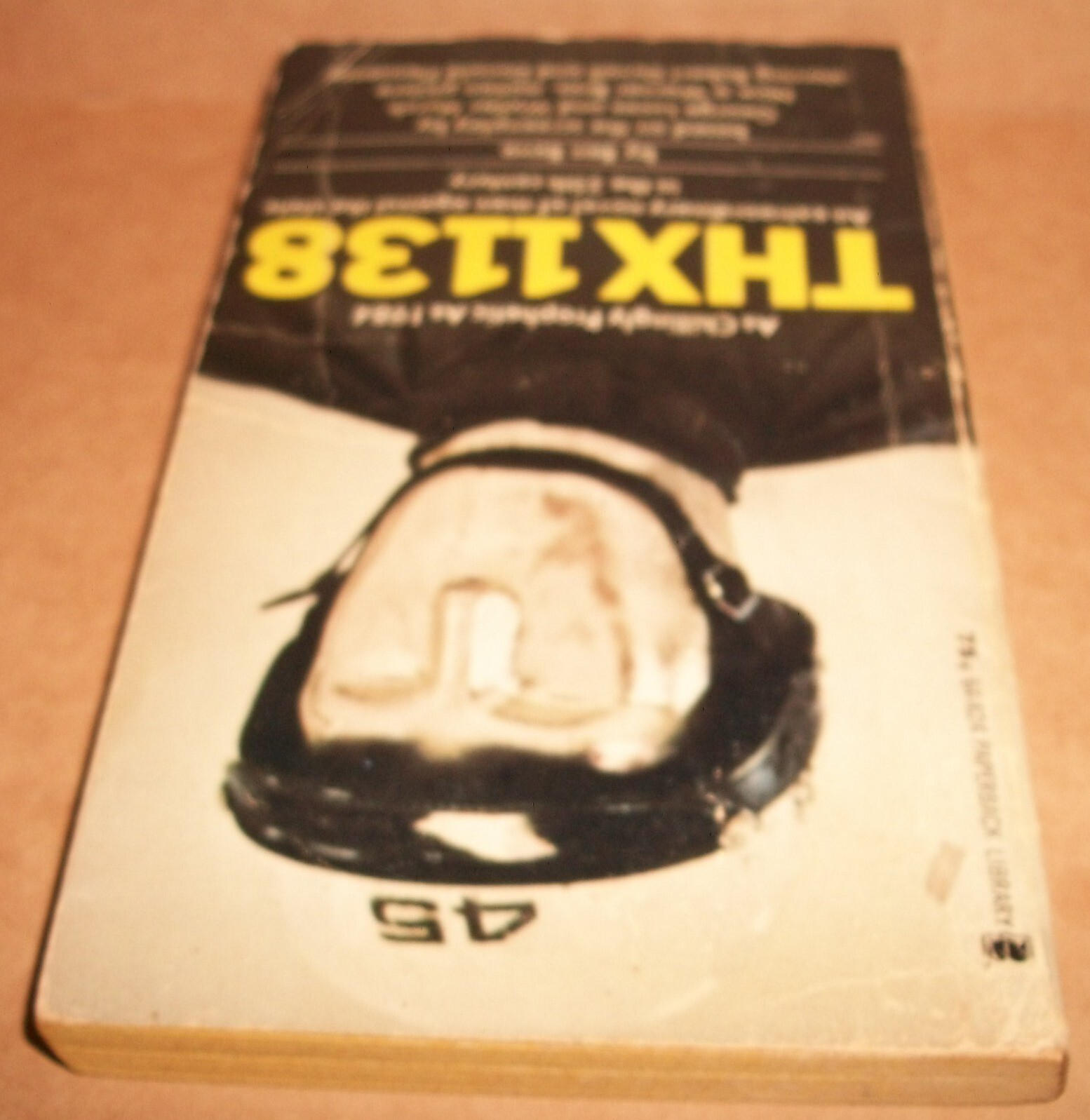 THX1138 Ben Bova vtg Paperback Library 75c 64-624 stated 1st printing 1971 Good