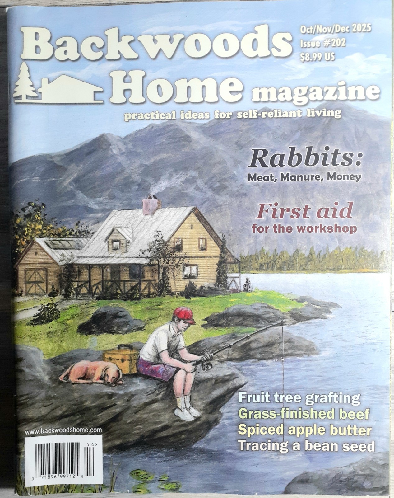 Backwoods Home/Self Reliance Homestead Magazine Lot (9) Complete 2025 & (1) 2026