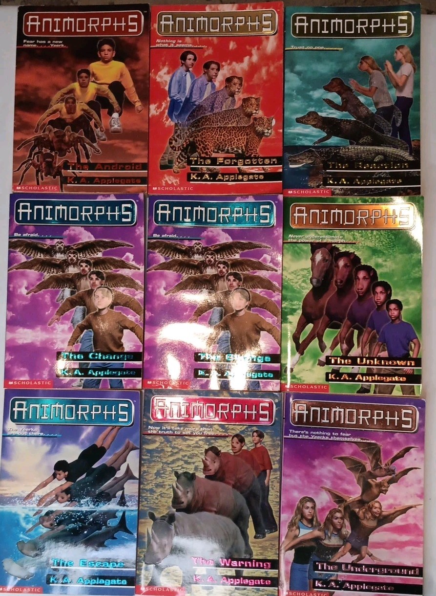 Animorphs Megamorphs Book lot K A Applegate paperback 45 Books 1-32 34 36 37 41