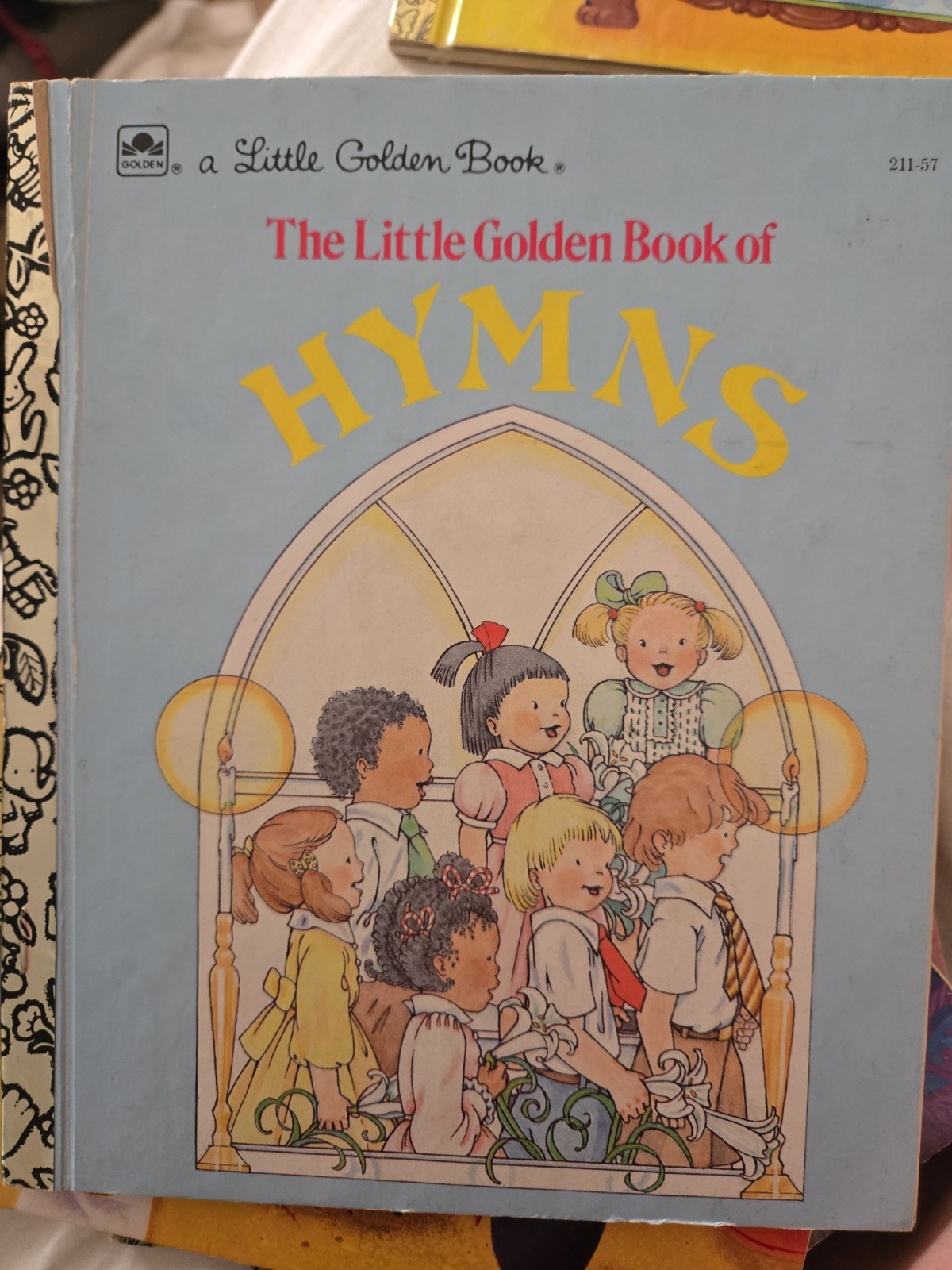 1985 The Little Golden Book Of Hymns By Elsa Jane Werner Frances Score Mitchell
