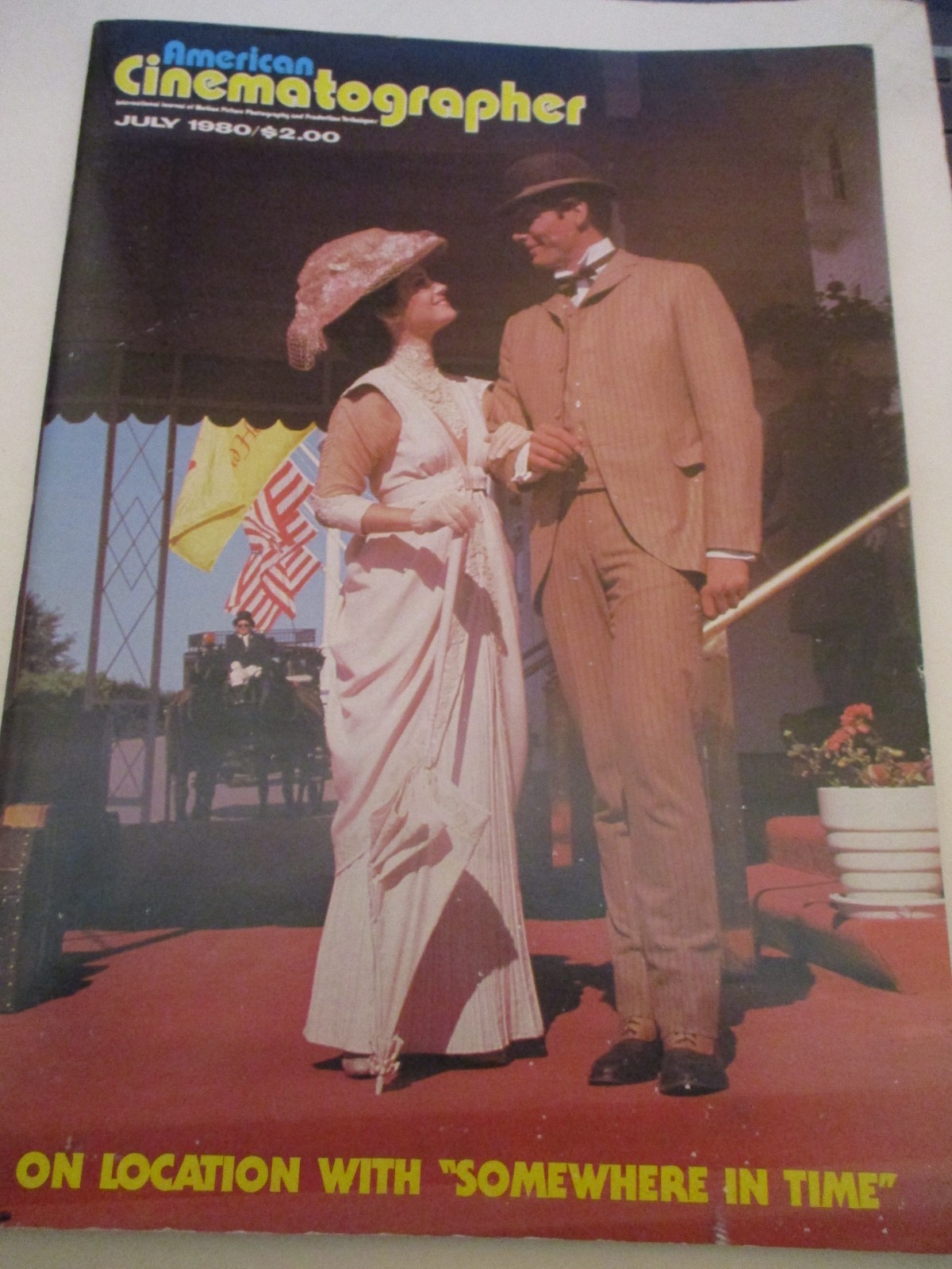 Somewhere in Time, Christopher Reeve – American Cinematographer Magazine 1980
