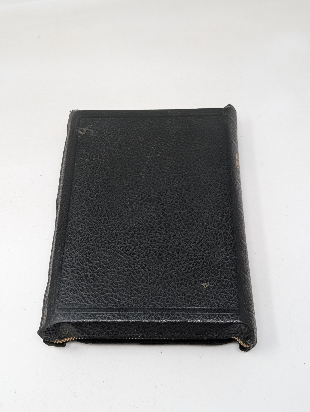 Vintage American Bible Society Holy Bible Leather Zip Zipper Maps 1961 50s 60s