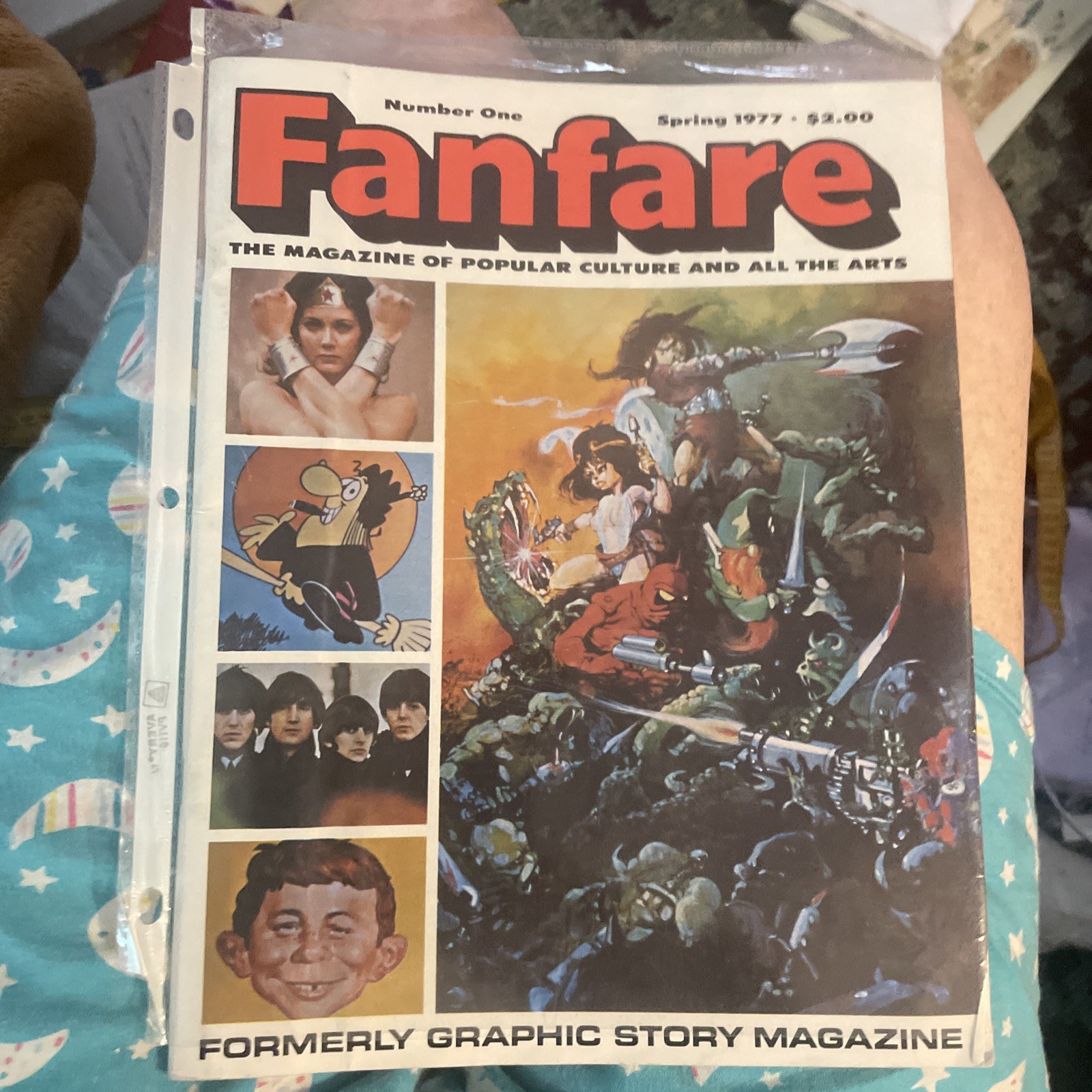 FANFARE ISSUE # 1 Wonder Woman MAD Japanimation. Spring 1977