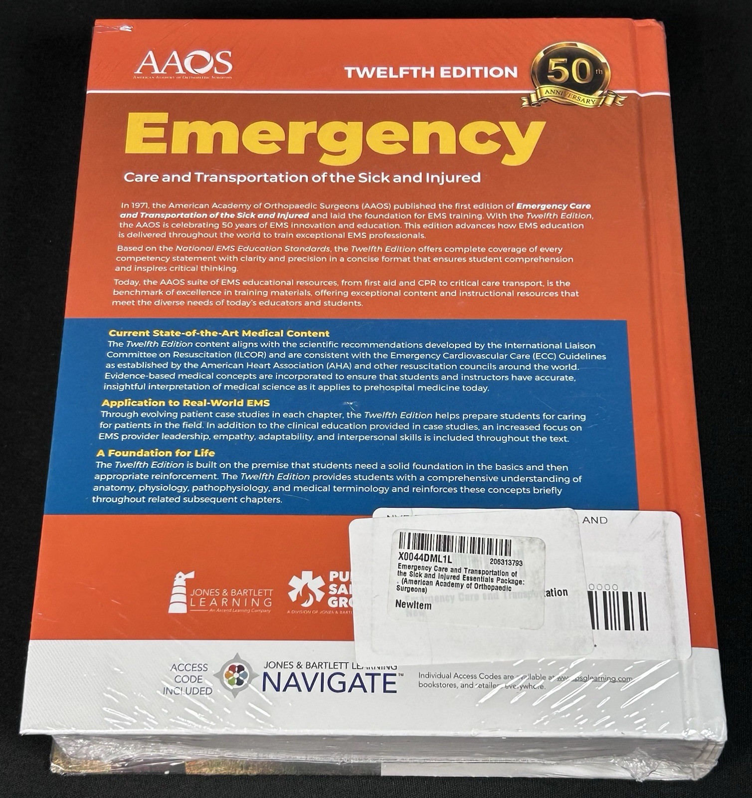 Emergency Care and Transportation of the Sick and Injured 12th Edition Hardcover