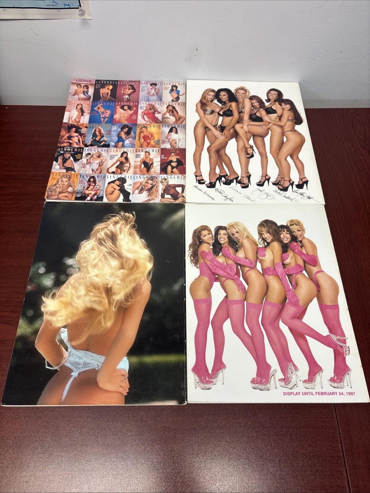 Vintage Playboy’s Book of Lingerie – Lot of 4 magazines 1992-1999Classic Collect