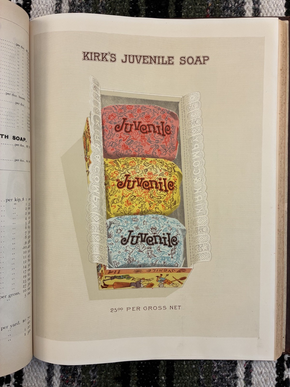 Original Marshall Field Catalogue 1892-1893 – toys, dolls, perfumes, instruments
