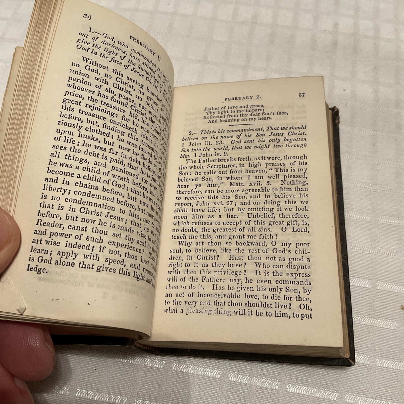 Bogatzy Golden Treasury For the Children of God 1799 Mini 431 Pages 11cm x 7.5cm
