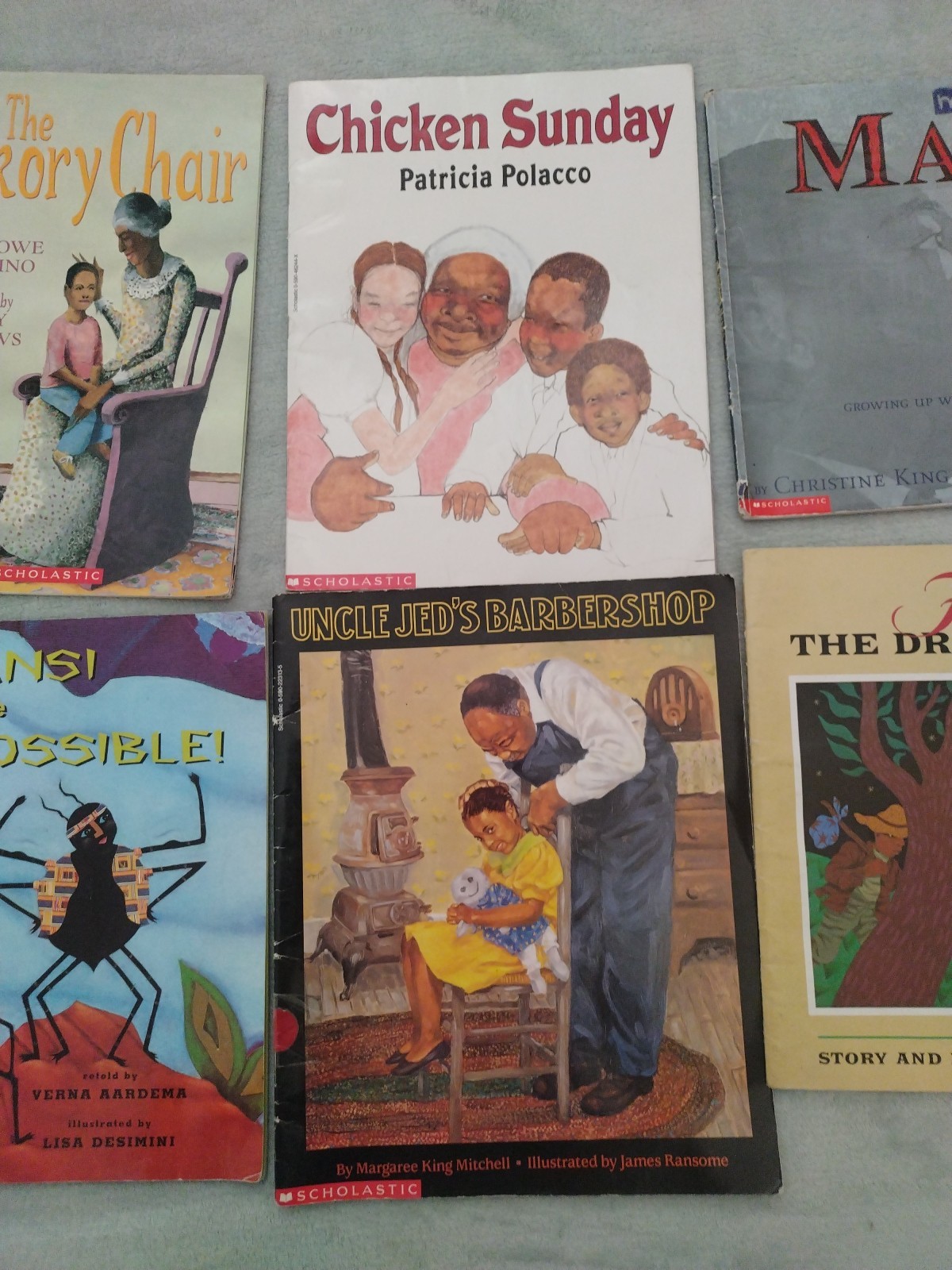 Lot Of 8 African American Childrens Picture Books Lincoln’s Way Lion Hunt Martin