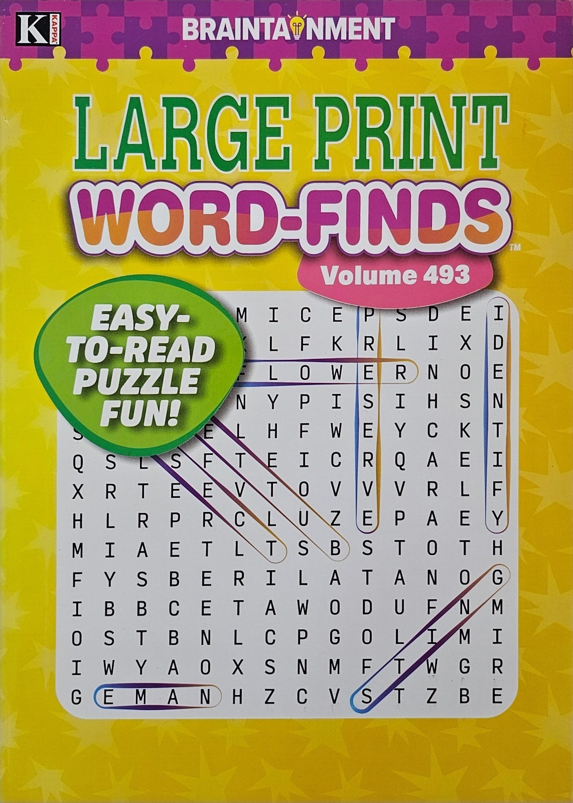 20 Large Print Word-Finds Puzzle Books Kappa Games Vol #491-516 ~ Search,Hunt