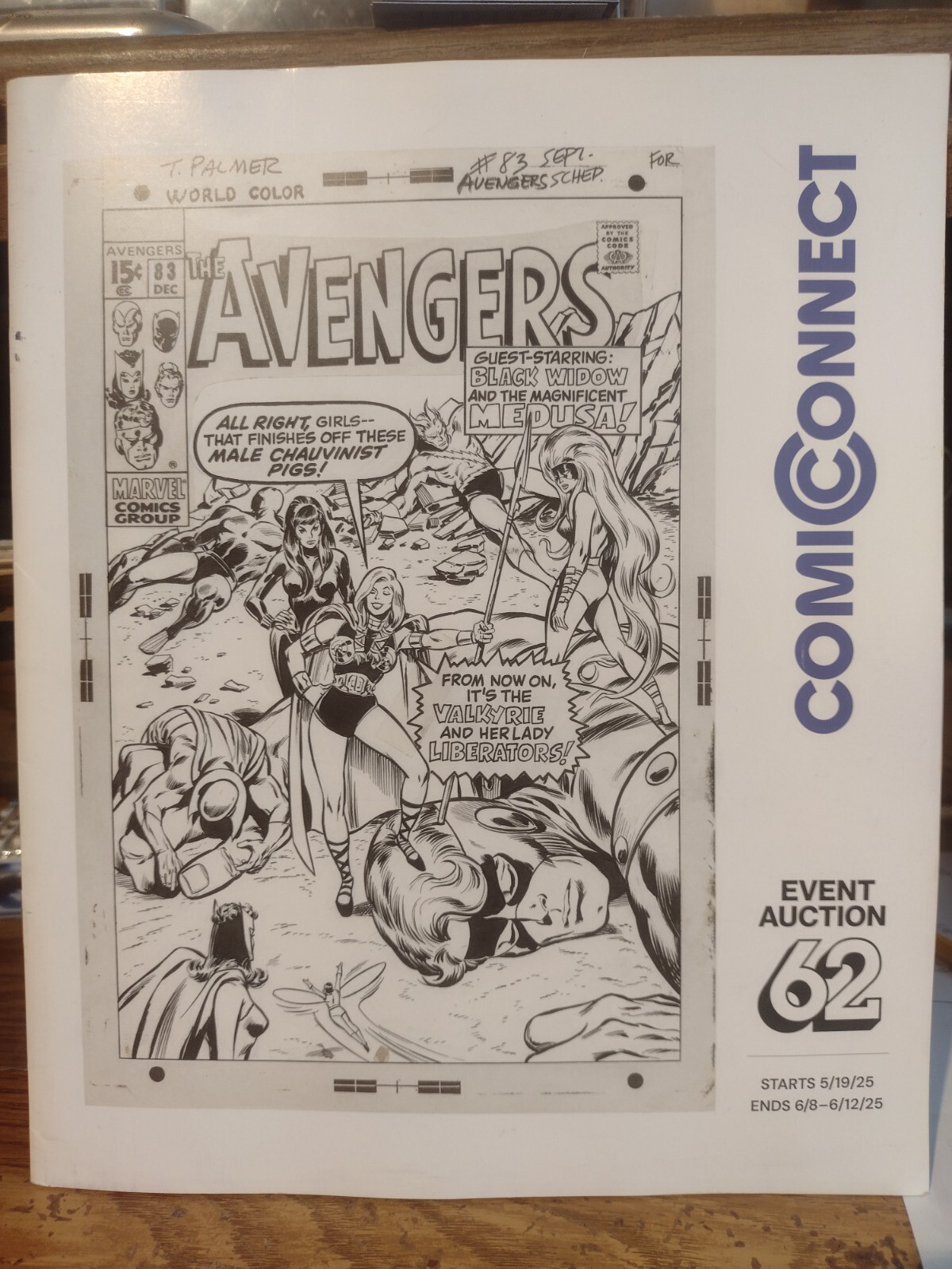 5 HERITAGE COMICLINK COMICONNECT AUCTION CATALOGS COMICBOOK ART JUNE 26,2025