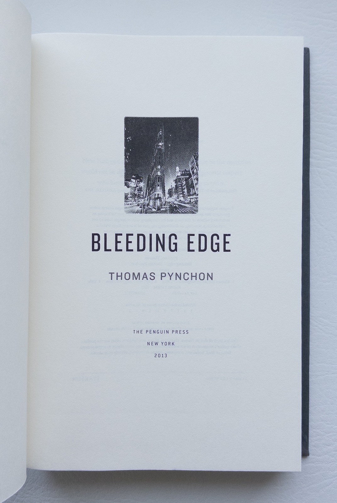 Bleeding Edge Thomas Pynchon 1st Edition 1st Print Hardcover 2013 Penguin Press