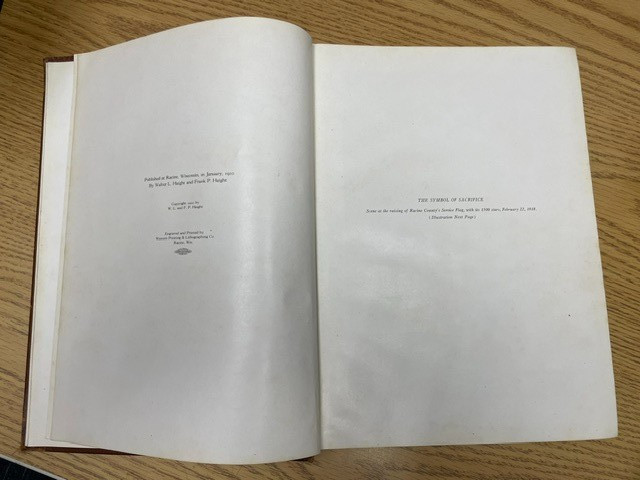 Racine County In The World War – 1920 – by Walter L Haight 121th Field Artillery