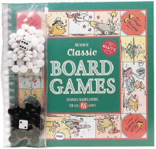 The Book of Classic Board Games with Other (Klutz) – Spiral-bound – GOOD