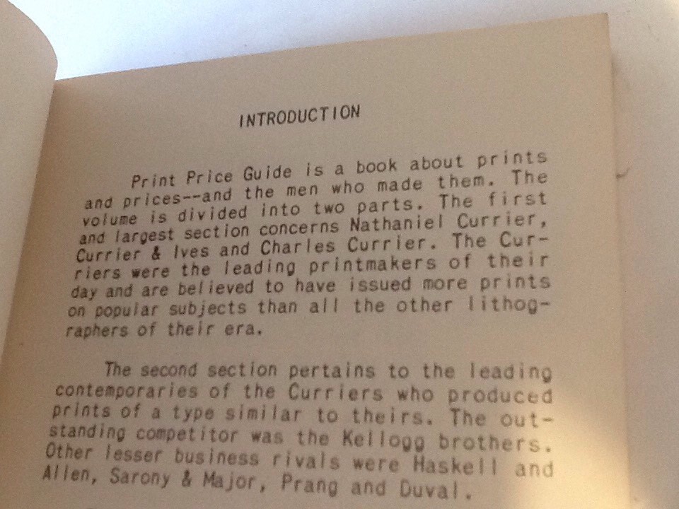 Print Price Guide 1955 Edwin G. Warman SC 136 pages