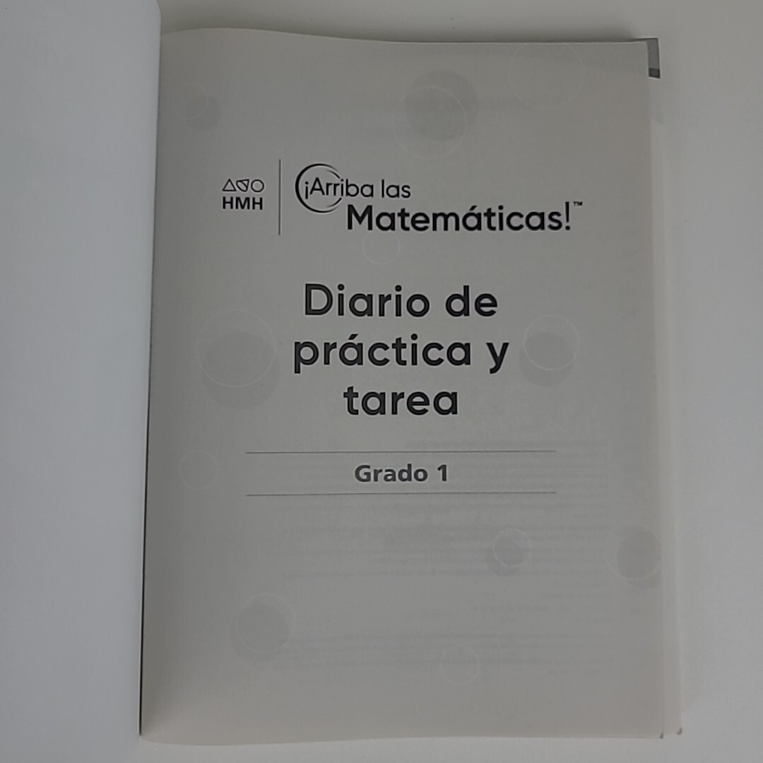 HMH into Math/ ¡Arriba Las Mathemáticas! Grade 1 Complete Student Set SPANISH