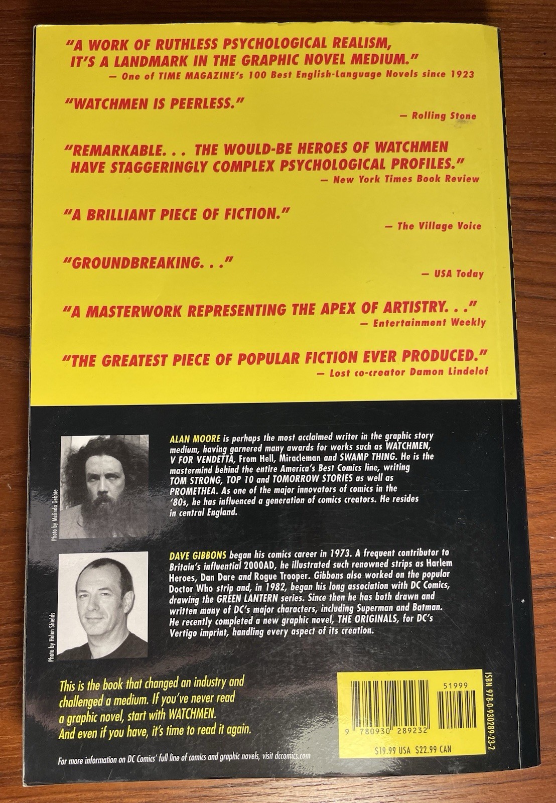 Watchmen Alan Moore 1987 First Edition/Later Printing TPB Graphic Novel Comics