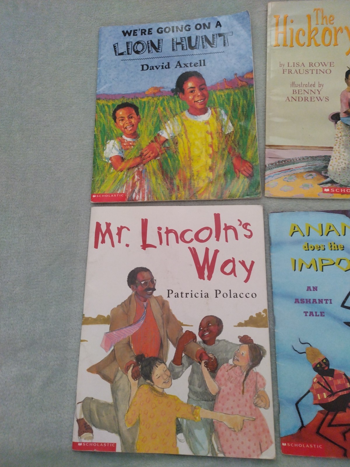 Lot Of 8 African American Childrens Picture Books Lincoln’s Way Lion Hunt Martin