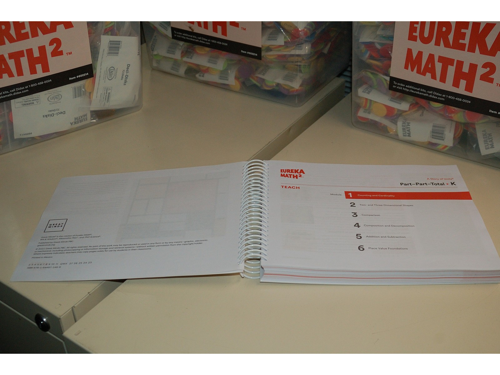 Eureka Math² Squared Kindergarten Module 1 Teacher Book – Weight: 39 oz.