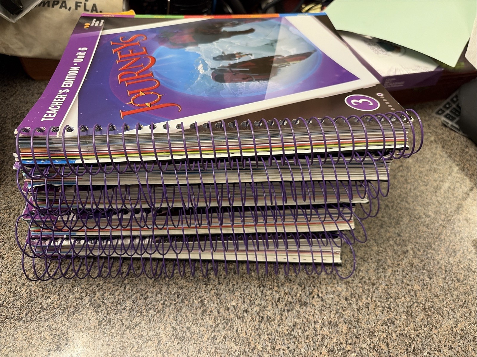 HMH, Journeys Units 2-6 (5 Books), Gr. 3 Teacher’s Edition (Spiral)