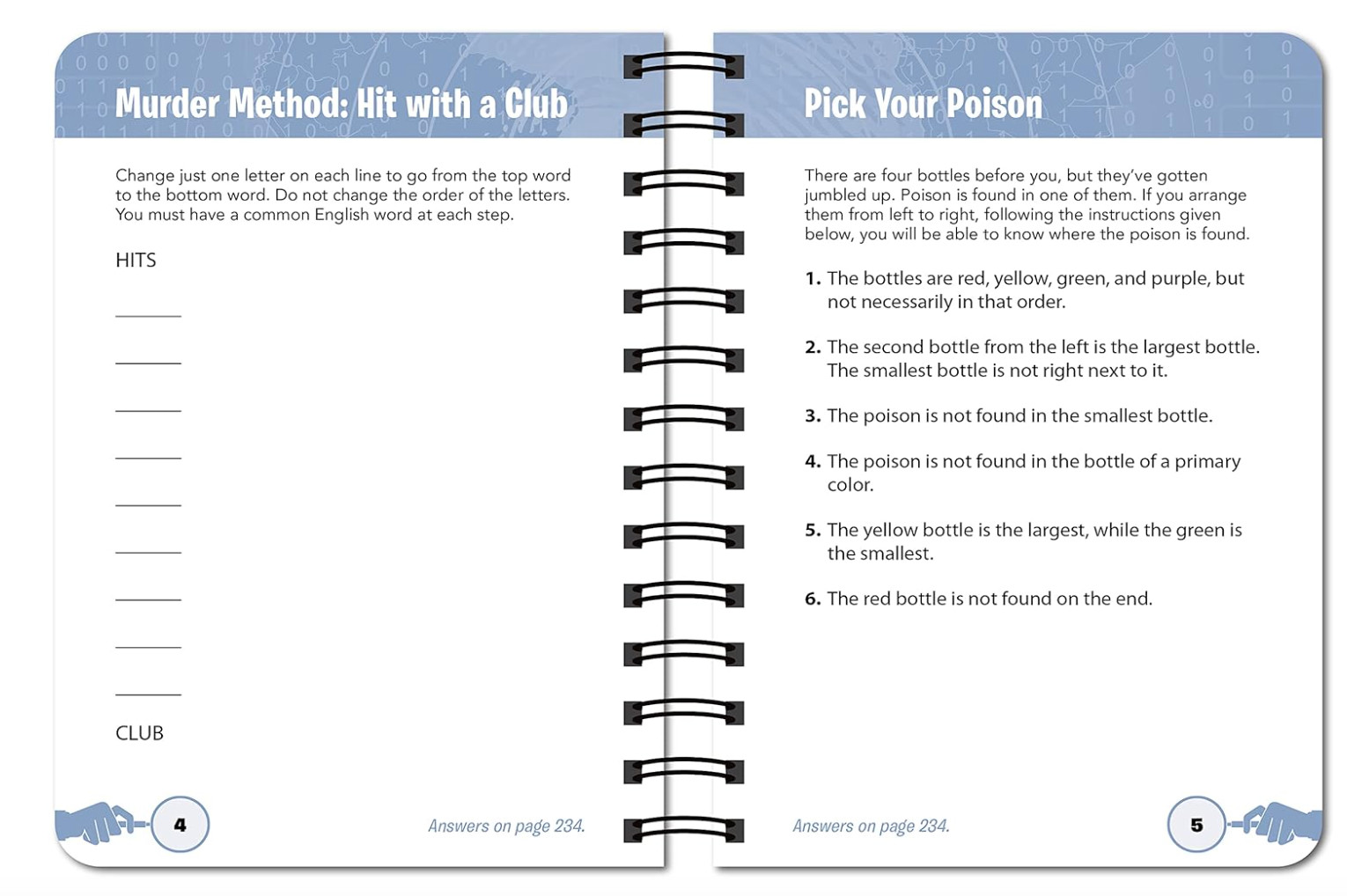 NEW Brain Games – To Go – Mini Mysteries: Solve the Puzzles and Be the Detective