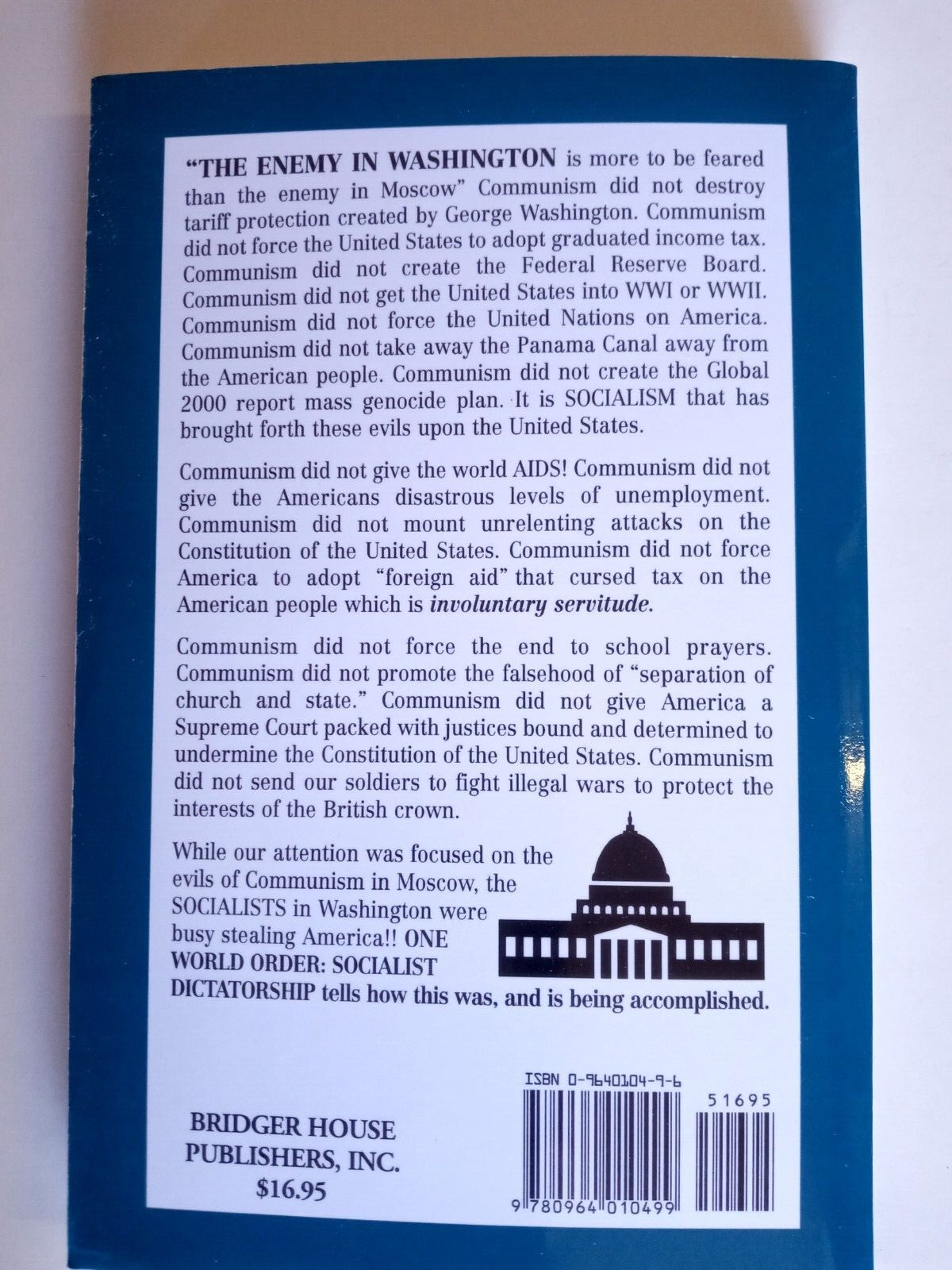 One World Order : Socialist Dictatorship by John Coleman (1998, Trade Paperback)