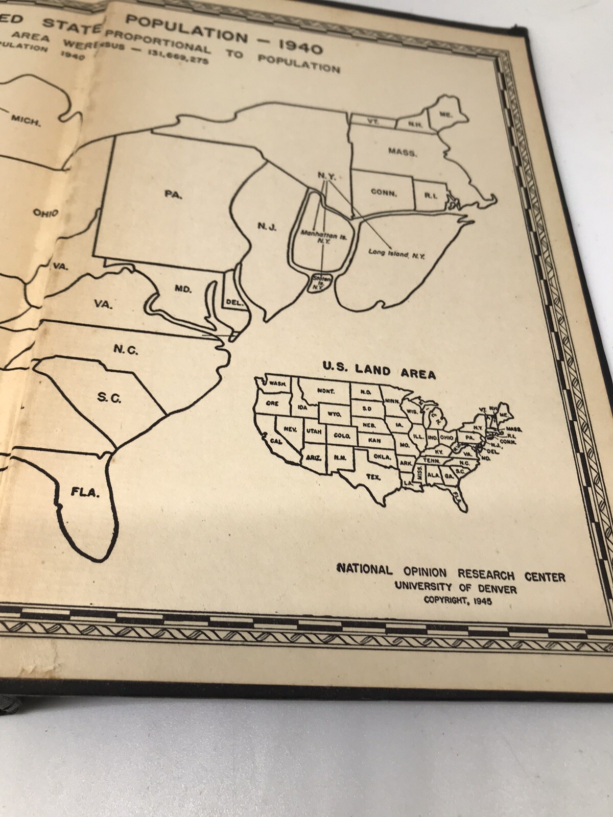 Inside USA History Hardcover Book John Gunther Harper Brothers 1947 1st Edition