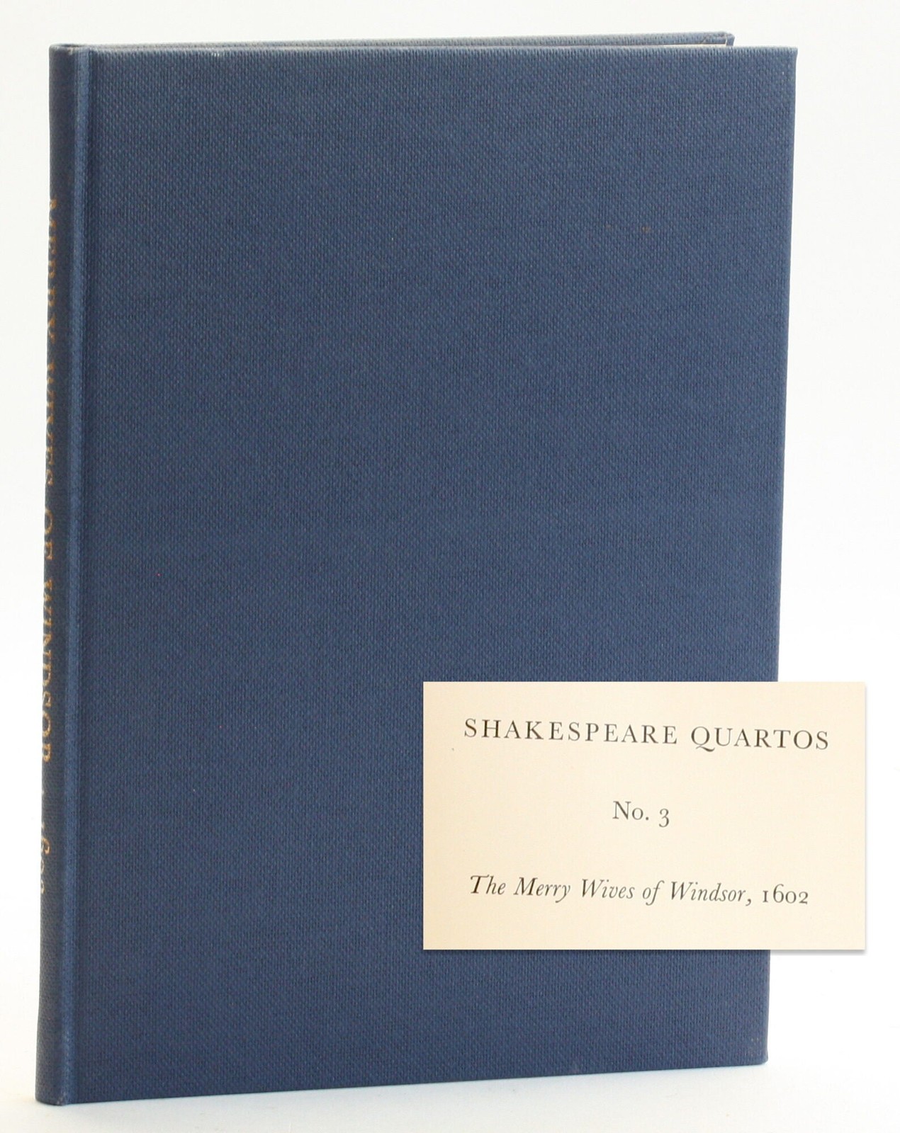 William Shakespeare / Merry Wives of Windsor 1602 Shakespeare Quarto Facsimile